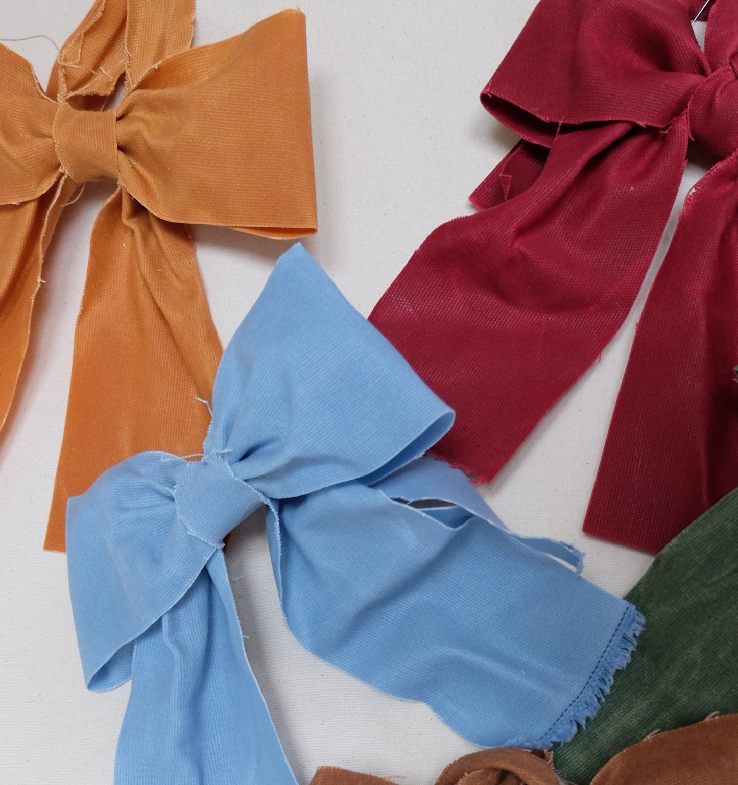 Waxed Canvas Bows