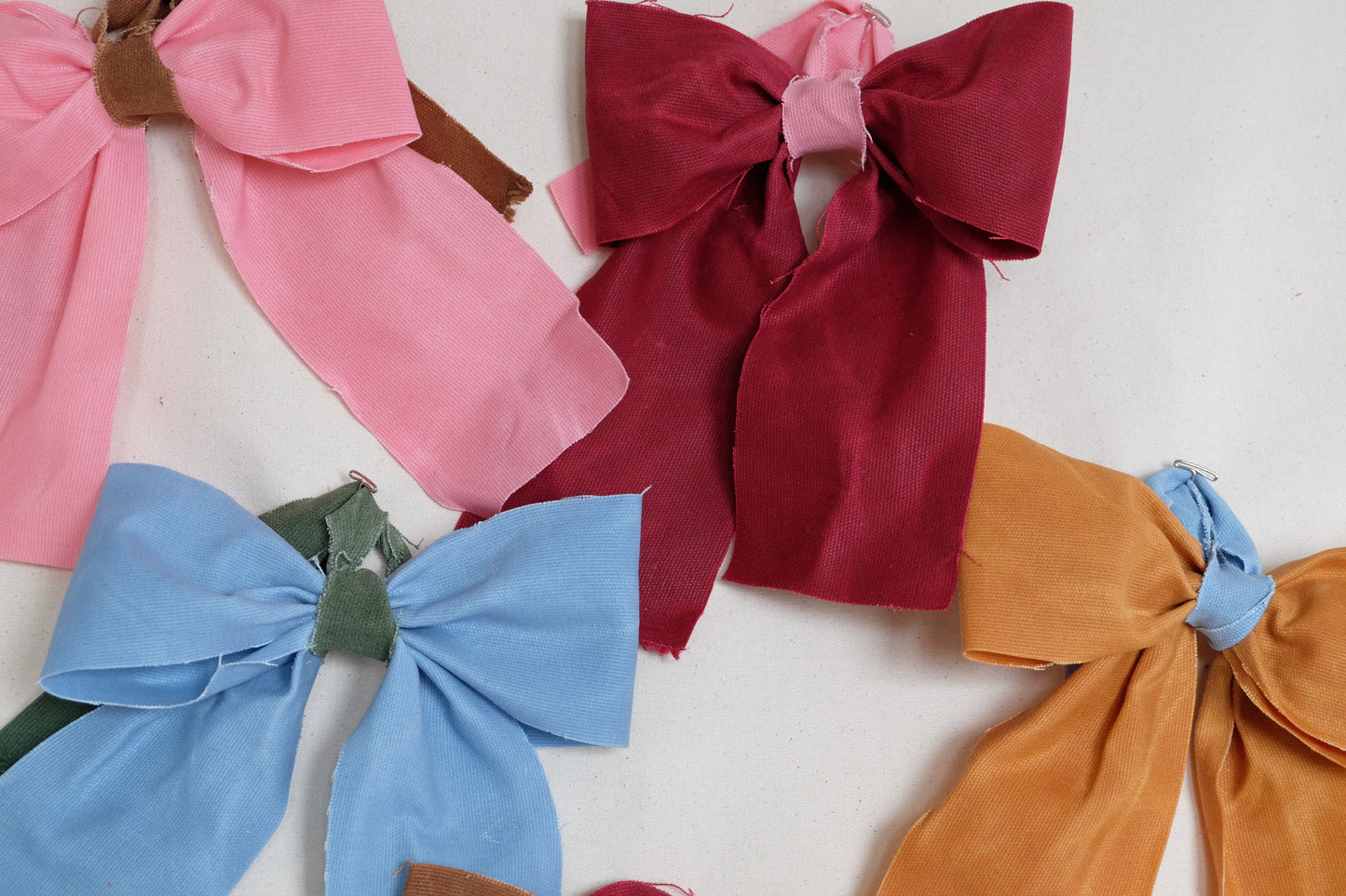 Waxed Canvas Bows